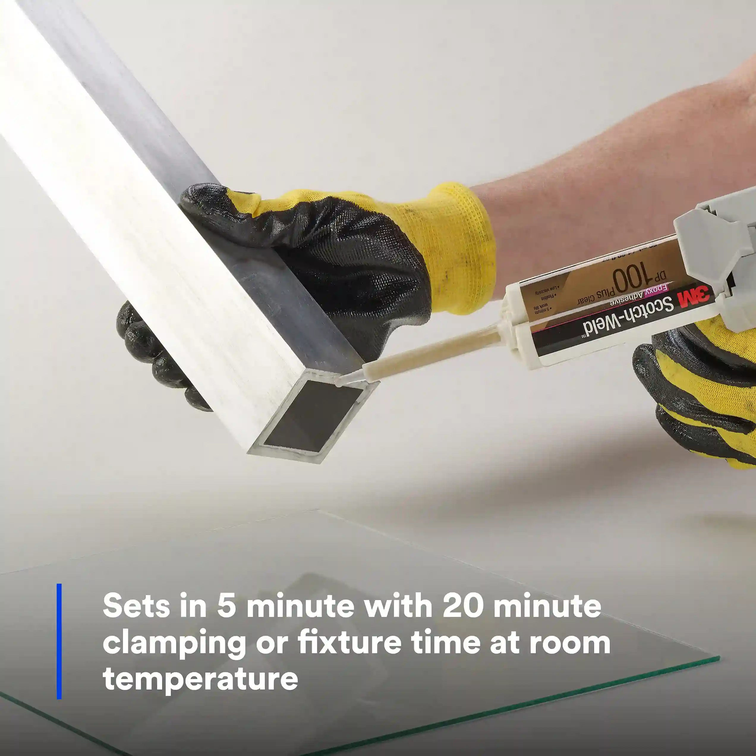 3M™ 스카치-웰드™ 경질 에폭시 접착제 DP100, 투명, 48.5 mL 듀오팩 thumbnail 5
