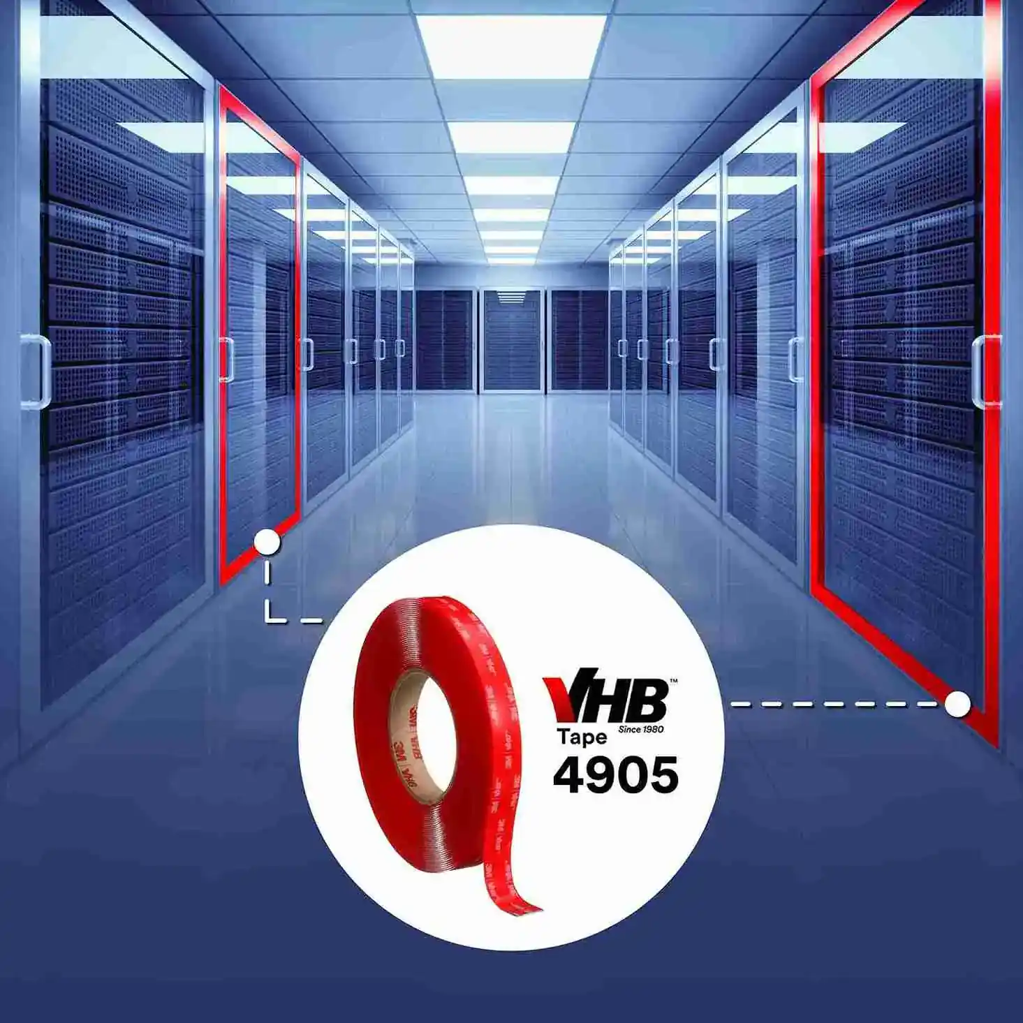 3M™ VHB™ 액세서리 본딩 아크릴 폼 양면 테이프 4905, 투명, 305 mm x 33 m thumbnail 9