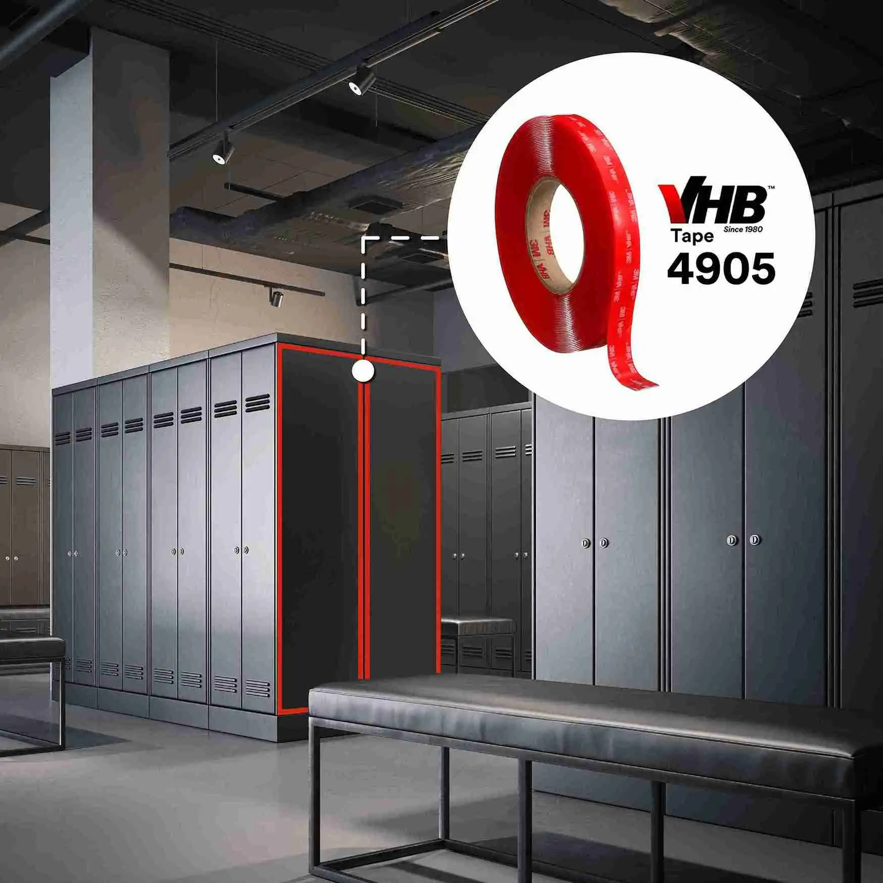 3M™ VHB™ 액세서리 본딩 아크릴 폼 양면 테이프 4905, 투명, 305 mm x 33 m thumbnail 7