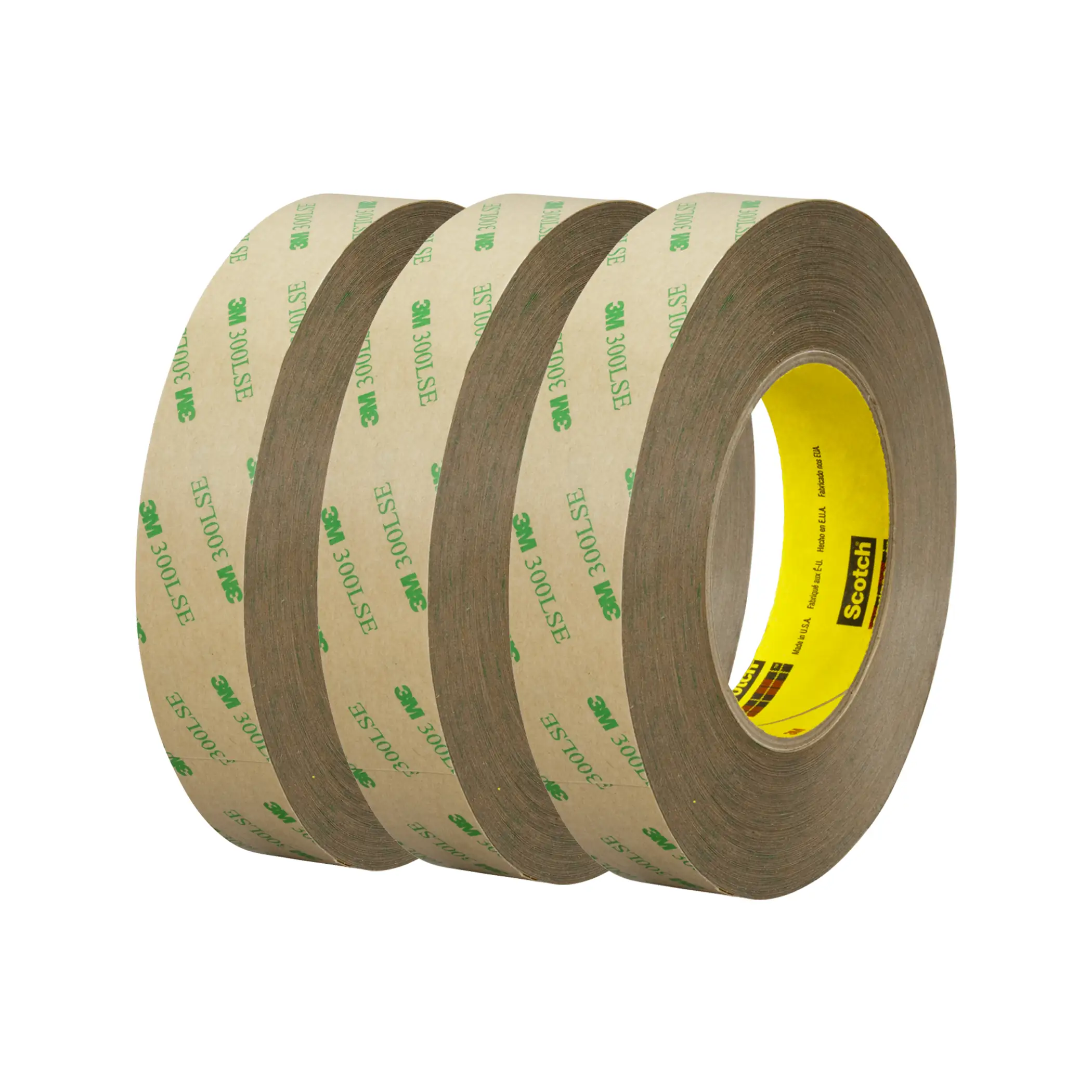 3M™ 난접착(PP/PE) 플라스틱 특화 PET 양면 테이프 93020LE, 투명, 1372 mm x 55 m thumbnail 2