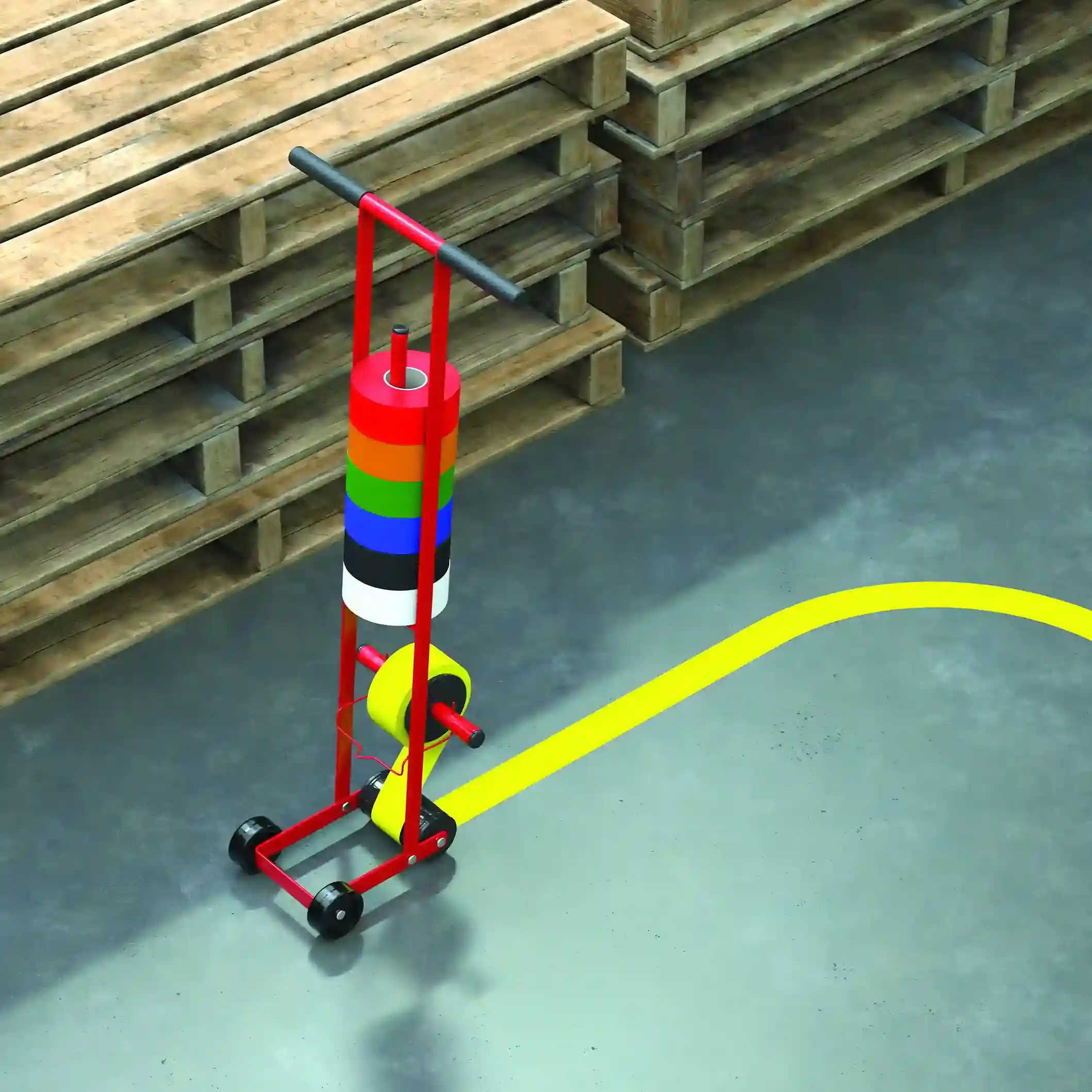 3M™ 비닐 테이프 471, 노랑, 1219.2 mm x 32.9 m thumbnail 7