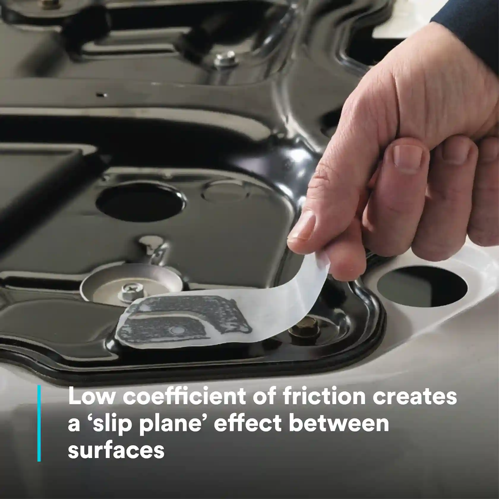 3M™ UHMW 필름 테이프 5423, 투명, 609.6 mm x 16.45 m thumbnail 7